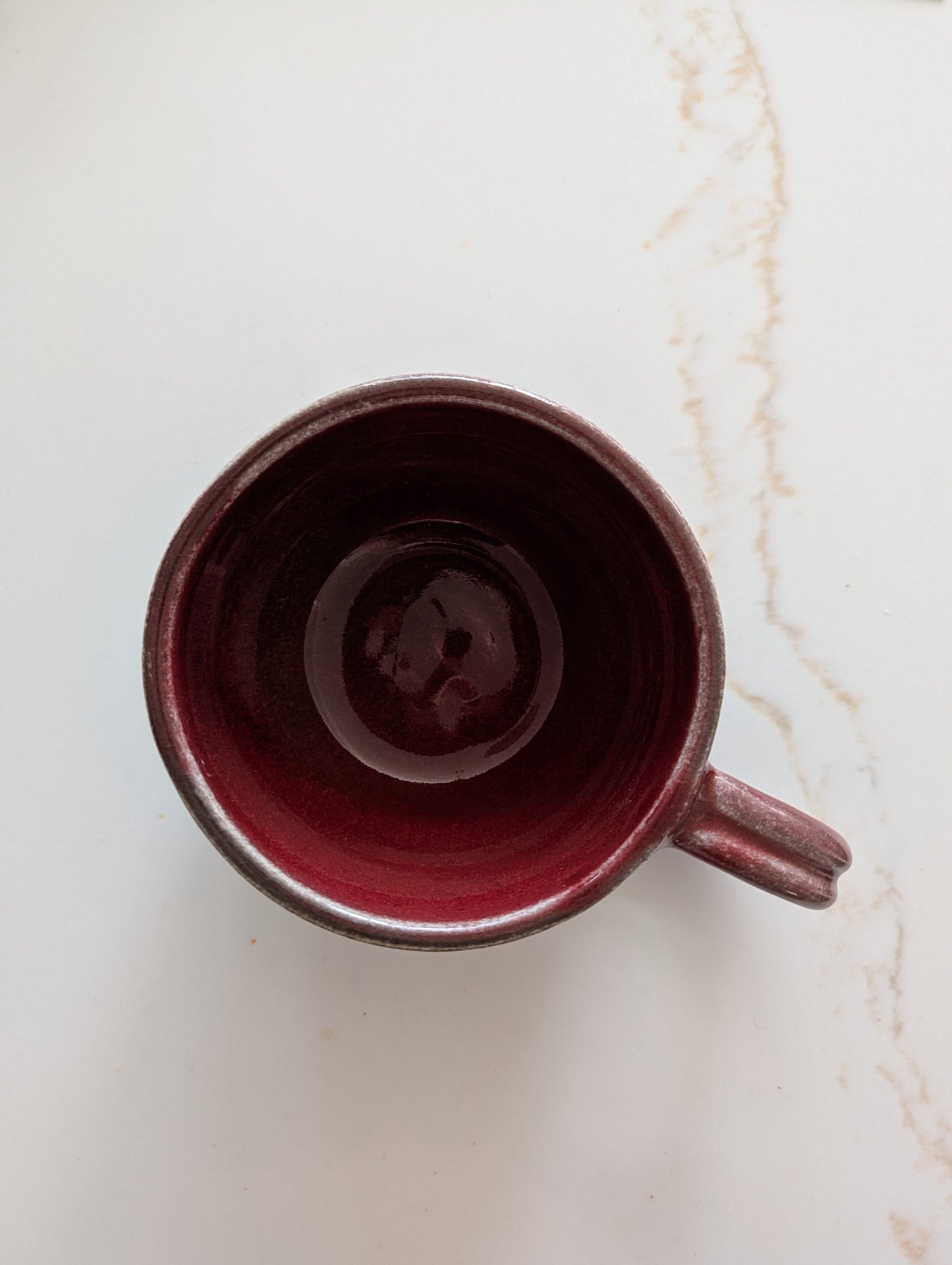 Cranberry red mug