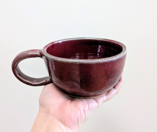 Cranberry red mug